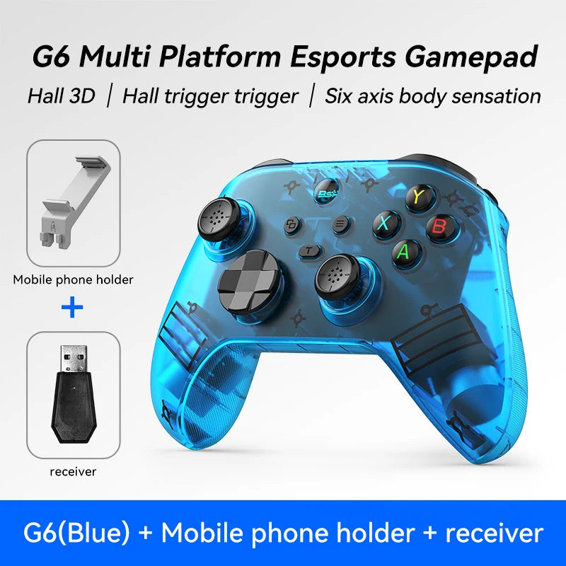 Control G6 para celular con gatillos Hall (Android / iOS / Switch / PC)