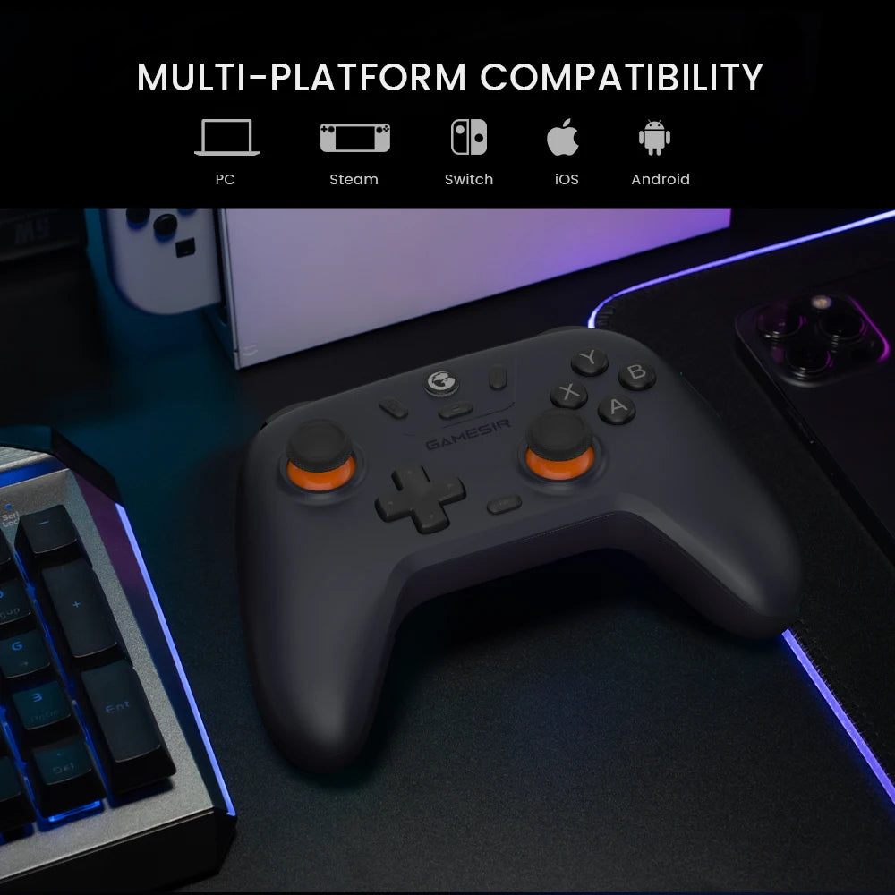 Control GameSir Nova Lite inalámbrico (Hall Effect, PC / Switch / celular)