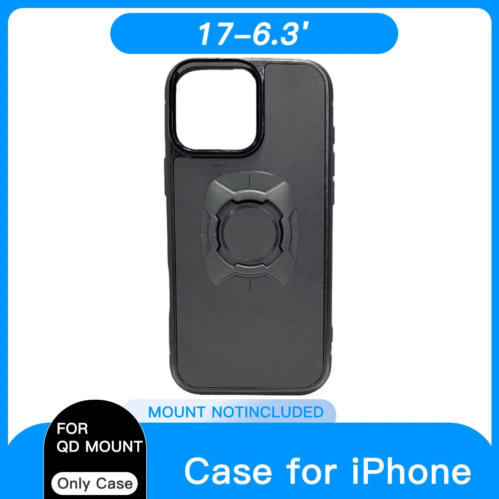 Funda con anclaje rápido para moto y bici (iPhone 12 a 18)