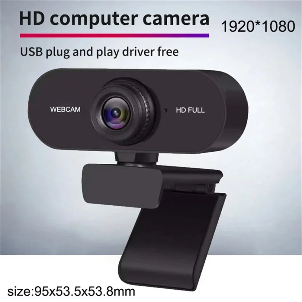 Webcam 2K / 1080p con micrófono y tapa de privacidad